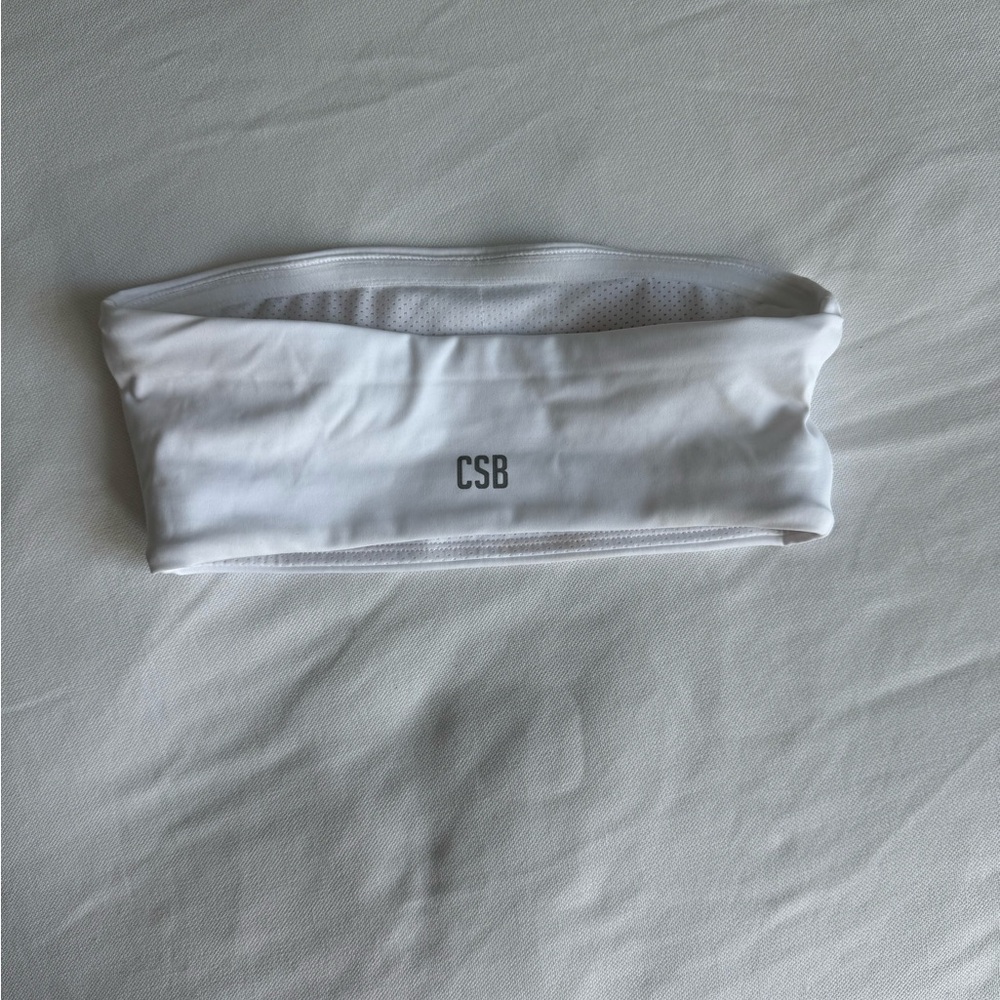 CSB White Bandeau Top